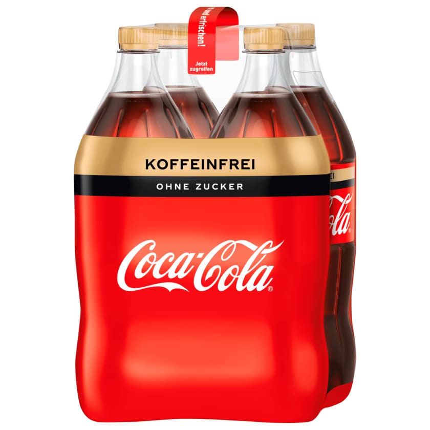 Coca-Cola Zero koffeinfrei 4x1,5l
